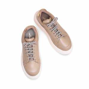 Mujer Beige Casual Sneaker AT7364 Fitness Walking Shoes - Product Image 1