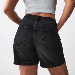 Shorts en jean longs pour femme, tendance 2026, en tissu extensible confortable, prix abordable, quantité OEM, vente en gros directe usine - Product Image 3