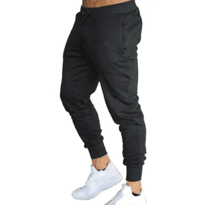 Pantalon de jogging décontracté pour homme, taille élastique, coupe ajustée, respirant, mélange coton et élasthanne, avec poches latérales, idéal pour l'automne - Product Image 3