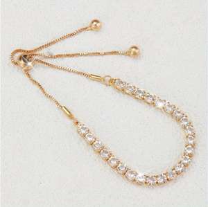 Bracelet en or massif 14 carats avec diamant de laboratoire certifié IGI, taille poire personnalisée, qualité VVS, bijoux de luxe haut de gamme pour femmes - Product Image 2