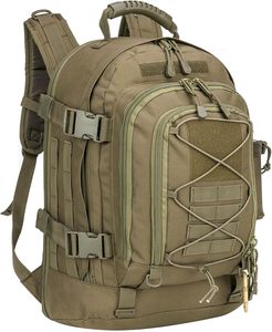 Large Capacity 25L <b>Waterproof</b> Tactical <b>Backpack</b> | Durable Oxford Fabric Breathable Design Air Cushion Belt Polyester Zipper Soft - Product Image 1