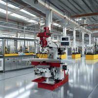 Machine de fraisage radiale horizontale et verticale de haute précision, applications industrielles de découpe et de perçage de métaux STANDARD