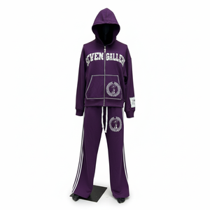 Survêtement à capuche marron personnalisé, fermeture éclair intégrale, coton, unisexe, vêtements de sport décontractés avec logo sur le devant et poches latérales - Product Image 5
