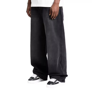 High Quality Custom Made Men Straight Denim <b>Pants</b> Autumn Summer Breathable 100% Cotton Lightweight Casual Stylish Button Custom - Product Image 4