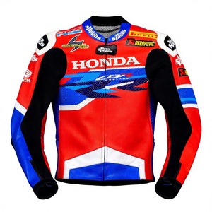 Alvaro Bautista WSBK <b>Racing</b> <b>Jacket</b> Zonda Custom Kangaroo Leather MotoCP CE Approved Armored Men's Professional <b>Jacket</b>/Chaqueta - Product Image 1