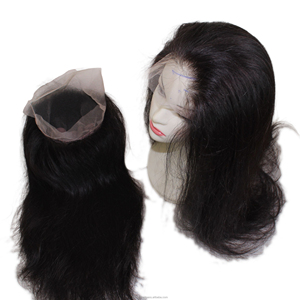 Experience versatile beauty with human hair 360 full lace <b>wigs</b> frontal closure—complete coverage, breathable comfort, and realis - Product Image 4