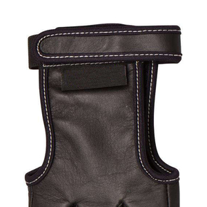 Gant de tir à l'arc professionnel |   Équipement de performance texturé minimaliste et discret, entièrement noir |   Prix direct usine - Product Image 6