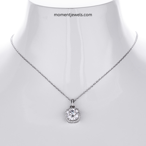 Collar Geométrico de Plata de Ley 925 para Mujer y Hombre, Chapado en Oro Real de 18K, Joyería Unisex para Parejas, Cadena de Cable, 10g - Product Image 1