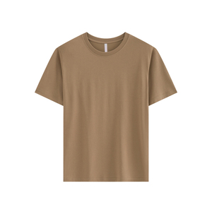 OEM Customized Logo Embroidery 210G Ice Silk Cooling Cotton Womens Solid Color Casual Fashion Short Sleeve Summer Womens T Shirt - Product Image 3