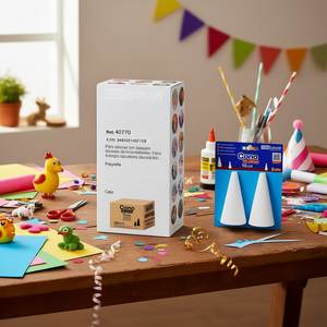 Cônes en mousse polyfoam POREX 10 cm, 2 unités, pour travaux manuels - Product Image 3