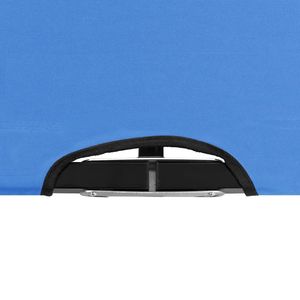 Tumbona Doble Plegable con Estructura de Acero Azul - Product Image 5