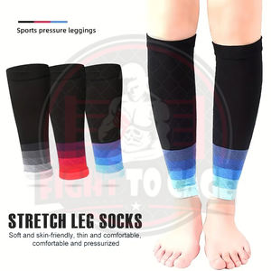 Mangas de compresión unisex para pantorrillas, protector de piernas con compresión elástica en 4 direcciones para correr y deportes al aire libre, ropa deportiva de seguridad de la mejor calidad - Product Image 3