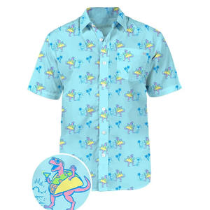 Camisa de Verano Casual para Hombre 2026, Personalizada, Antiarrugas, Manga Corta, con Botones, Estampado de Plátanos, Secado Rápido, Transpirable y Ligera - Product Image 3
