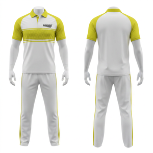 <b>Cricket</b> Uniform Set Unlimited Sublimation Design Options Printed Breathable Quick Dry | Men Women Adults <b>Cricket</b> Wears Polo - Product Image 3