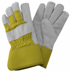 Gants de sécurité industriels en cuir de vachette de haute qualité, cuir grainé premium, certifiés CE, résistants à la chaleur, 11 oz - Product Image 3