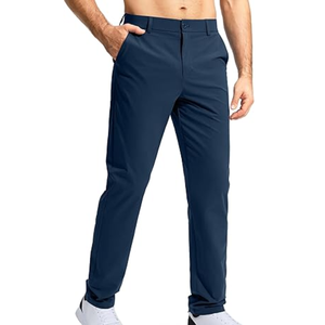 กางเกงกอล์ฟผู้ชาย กางเกงทำงานแบบยืดได้ น้ำหนักเบา แห้งเร็ว กางเกงลำลองมีกระเป๋า 30"/32"/34" - Product Image 1