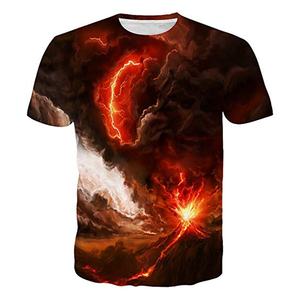 Camiseta de algodón liso con logotipo personalizado hidrofóbico para hombre, de secado rápido antisuciedad camiseta de poliéster, sublimación - Product Image 5