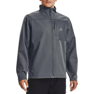 Veste Softshell Personnalisée Confortable Chaude de Haute Qualité Hiver 100% Polyester Veste Softshell pour Hommes - Product Image 4