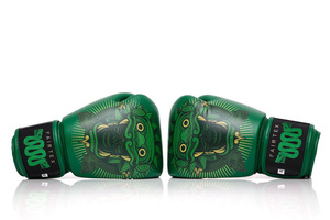 ปรับแต่งถุงมือชกมวยพิมพ์ลายดิจิตอลสีเขียว Fairtex ถุงมือชกมวยหนังแท้สั่งทำพิเศษ ถุงมือชกมวยไทยสำหรับฝึกซ้อม - Product Image 5