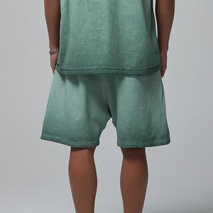 Pantalones Cortos de Algodón para Hombre, Corte Holgado, con Aspecto Vintage Lavado al Ácido - Product Image 2