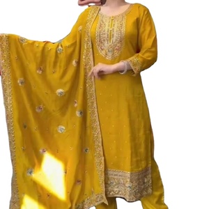 Nouvelle arrivée : Ensemble Salwar Lehenga en soie Banarasi pour mariée, à prix bas et très vendu - Product Image 1