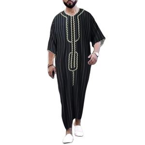Nouvelle arrivée Thobes pour hommes de toutes les couleurs et tailles personnalisées Confortable Islamique Hommes Plus Size Thobes Thawb Respirant - Product Image 1