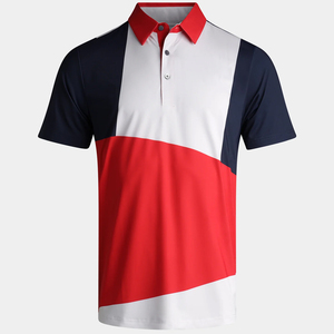 Camiseta Polo Personalizada de Verano para Hombre, Sublimada, con Patrón Sólido, Manga Corta, para Golf, Venta al Por Mayor de Fábrica - Product Image 1