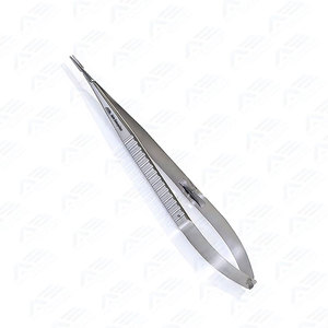 Porte-aiguille micro-ophtalmique Castroviejo à mâchoires droites en acier inoxydable avec revêtement TC, 6,25 pouces (16,5 cm) - Product Image 2
