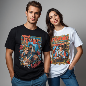 แผ่นไวนิลพิมพ์ลายแบบกำหนดเองสำหรับเสื้อยืด ตกแต่งเสื้อผ้า พร้อมบริการ OEM ODM - Product Image 1