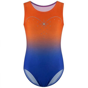Leotardos de Gimnasia para Niñas de Manga Larga con Colores Personalizados al por Mayor, con Pedrería Impresa por Sublimación, Servicio OEM de Alta Calidad - Product Image 4