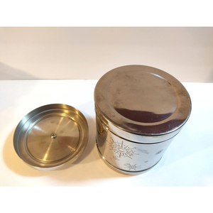 Kitchen Metal <b>Ice</b> Beverage Tub Stainless Steel Party Cooler <b>Bucket</b> Wine Beer Chiller Tub <b>Table</b> Usage With Lid Silver Color - Product Image 4