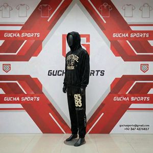 Conjunto de Sudadera con Capucha y Pantalones Deportivos con Estampado Personalizado, Conjunto de Felpa Informal Unisex - Product Image 3