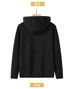 Hooded Fleece <b>Jacket</b> Unisex Solid Color Sleeveless Zipper Closure Regular Fit Breathable Sportswear 100% Polyester Autumn Wear - Product Image 2