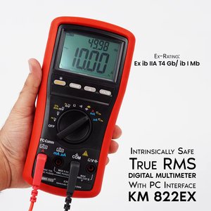 Multímetro Digital Intrínsecamente Seguro KM 822 EX de Alta Precisión 9999/6000 Contenedores True RMS con Conectividad a PC - Product Image 5