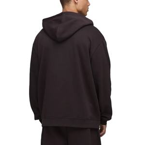 Vente en gros de vêtements décontractés pour hommes Sweats à capuche zippés de couleur unie Respirant 100% Coton Polaire Lourd Logo personnalisé Confortable - Product Image 3