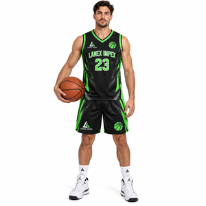 Uniforme de Baloncesto Personalizado OEM, Conjunto de Camiseta y Pantalones Cortos, Transpirable, de Secado Rápido, Spandex/Poliéster, Ropa Deportiva para Adultos, para Todas las Temporadas - Product Image 2