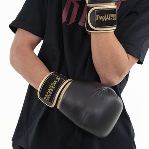 High Quality Customizable Cowhide Leather Boxing <b>Gloves</b> Breathable Lightweight Hook Loop Training Unisex Muay Thai <b>Gloves</b> - Product Image 3