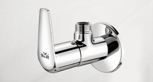 Robinet d'angle durable en laiton chromé mural pour salle de bain, contrôle de l'eau, utilisation longue durée - Product Image 2