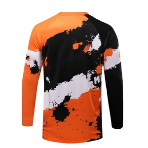 OEM alto estiramiento cómodo MTB Jersey transpirable de secado rápido Anti-UV de talla grande Unisex adultos para montar todoterreno - Product Image 2