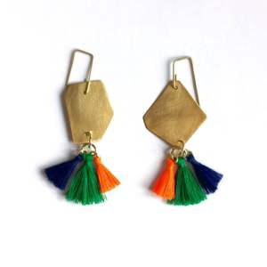 Bijoux de mode en cuivre et laiton durables de luxe, écologiques et fabriqués à la main, modèle 1, pour accessoires de mode en cristal - Product Image 1