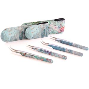 Streamlined Metal Tweezers <b>Pouch</b> Accurately Designed to Minimize Frustration and Maintain Freshness of Eyelash Picking Routine - Product Image 1