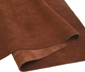 Brown <b>Suede</b> Leather Sheet Split Cow Hide <b>Brushed</b> Soft Craft Material for Bags Pouches Gloves Furniture Car Seats - Product Image 4