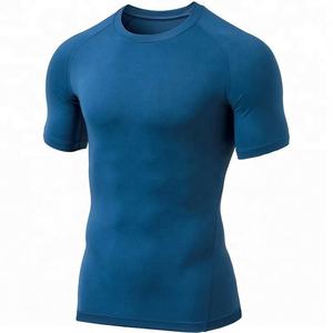 Camiseta Deportiva de Manga Corta de Poliéster/Spandex de Secado Rápido Súper Suave Personalizada Suministrada por el Fabricante para Hombre Talla Adulto Personalizada - Product Image 2
