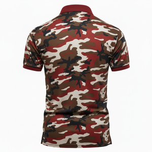 เสื้อกอล์ฟพิมพ์ลายแบบซับลิเมชั่นเต็มตัว เสื้อรักบี้ปักลายตามสั่ง น้ำหนักเบา เสื้อกอล์ฟผู้ชาย ขายส่ง - Product Image 4