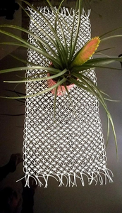 14 X 78 inches Wedding, Party, Dining Room and Boho Events Handmade Cotton Macrame Knotted <b>Table</b> <b>Runner</b> - Product Image 4