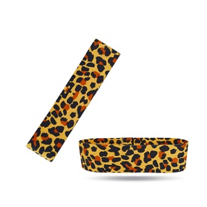 Ensemble de bandes de résistance élastiques antidérapantes écologiques OEM (légères/moyennes) pour l'entraînement de fitness à domicile des femmes - Product Image 4