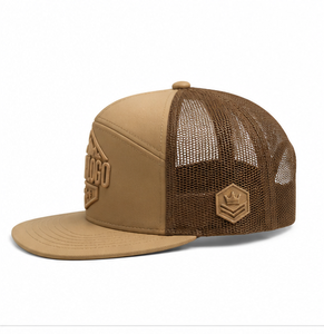 Gorra Trucker de Malla Personalizada con Visera Plana, Gorra Snapback con Bordado 3D, Gorra de Béisbol de Seis Paneles, Fabricante OEM ODM, Gorra Snapback de Malla - Product Image 2