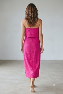 Womens 100% Cotton Tube Maxi <b>Dress</b> Floor-Length Tube <b>Dress</b> Casual <b>Summer</b> <b>Bohemian</b> <b>Dress</b> Vacation <b>Dress</b> - Product Image 2