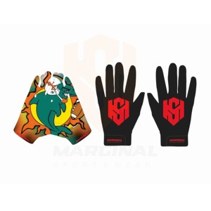 Guantes de Fútbol al Por Mayor de la Mejor Calidad, Antideslizantes, con Correa Ajustable para la Muñeca, Cierre de Gancho y Bucle en los Dedos, MOQ Bajo, para Deportes - Product Image 3