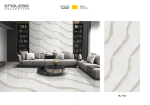 Azulejos de Lujo de la Mejor Calidad, Patrón de Roca Continuo para Interiores, Brillantes, para Pared y Piso, 600x1200mm - Product Image 4
